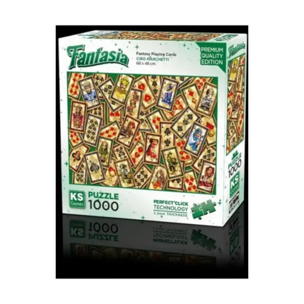 Fantasy Playing Cards Puzzle 1000 Parça