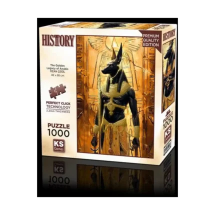 The Golden Legacy Of Anubis Puzzle 1000 Parça