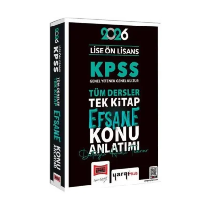Kpss Lise Ön Lisans Gk Gy Tek Kitap Konu Anlatımı