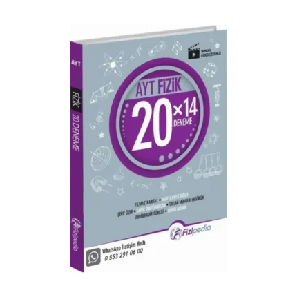 Fizipedia Yayınları AYT Fizik 20 x 14 Deneme
