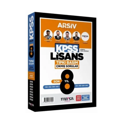 Marka 2026 KPSS Genel Yetenek Genel Kültür Lisans Çıkmış Sorular Son 8 Yıl Tıpkı Basım Çözümlü ARŞİV Serisi Marka Yayınları