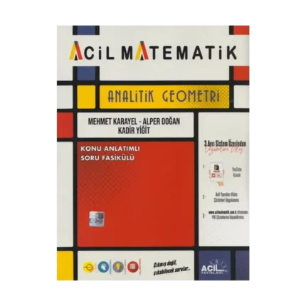 Acil Yayınları TYT AYT Analitik Geometri Konu Anlatım Soru Fasikülü
