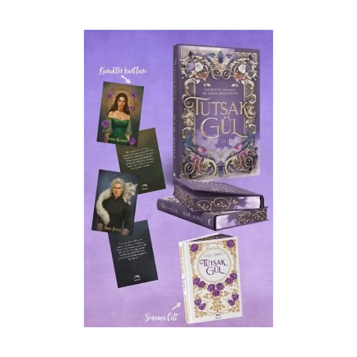 1457f-tutsak-gul-ciltli-yan-boyamali-1-1.webp Tutsak Gül (Ciltli) – Yan Boyamalı - Görsel 1