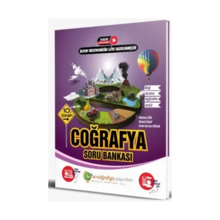 E-coğrafya Yayınları 10. Sınıf Coğrafya Soru Bankası
