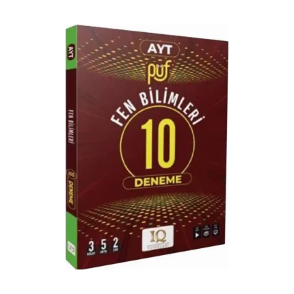 Yks Ayt Fen Bilimleri Püf 10 Deneme (iadesiz)