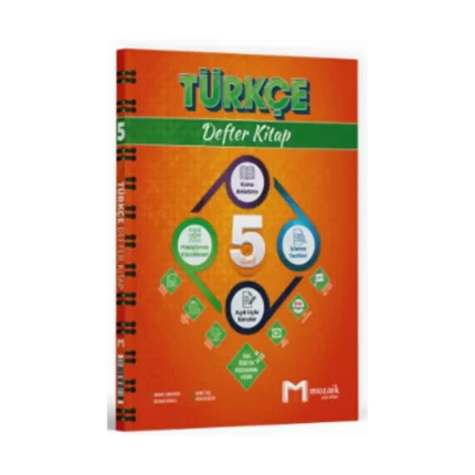 Mozaik Yayınları 5. Sınıf Türkçe Defter Kitap