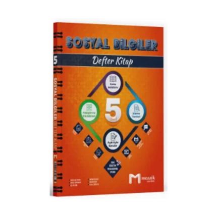Mozaik Yayınları 5. Sınıf Sosyal Bilgiler Defter Kitap