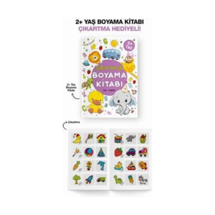 Çıkartmalı Boyama Kitabı / 2 Yaş +