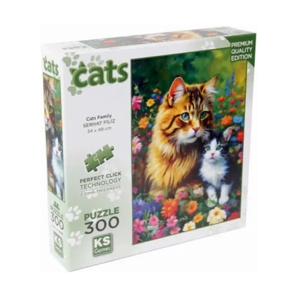 Cats Family Puzzle 300 Parça