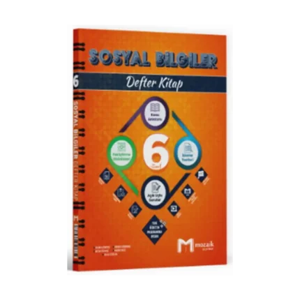 Mozaik Yayınları 6. Sınıf Sosyal Bilgiler Defter Kitap