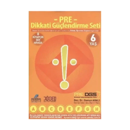 Adeda Pre Dikkati Güçlendirme Seti Anasınıfı 6 Yaş