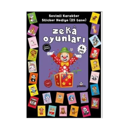 Zekâ Oyunları Stickerlı 4+ Yaş