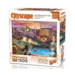 Neon Capitalparis Las Vegas Puzzle 1500 Parça