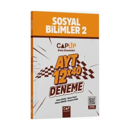 Çap Yayınları AYT Sosyal Bilimler 2 12 X 40 Up Deneme