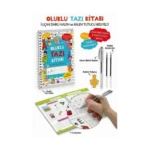 Oluklu Yazı Kitabı (Uçan Sihirli Kalem ve Kalem Tutucu Hediyeli)