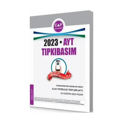 Çap Yayınları AYT 2023 Tıpkı Basım