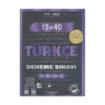 Edebiyat Sokağı TYT Türkçe 15 x 40 Deneme Sınavı