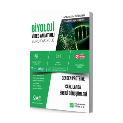 Çap Üniversiteye Hazırlık Biyoloji Genden Proteine Canlılarda Enerji Dönüşümleri Soru Fasikülü