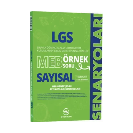 Av Yayınları 8. Sınıf LGS MEB Sayısal Örnek Soru Senaryoları