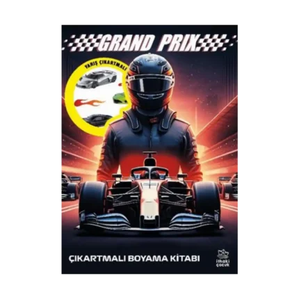 Grand Prix Çıkartmalı Boyama Kitabı