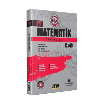 ENS Yayınları AYT Matematik 12 x 40 Denemeleri