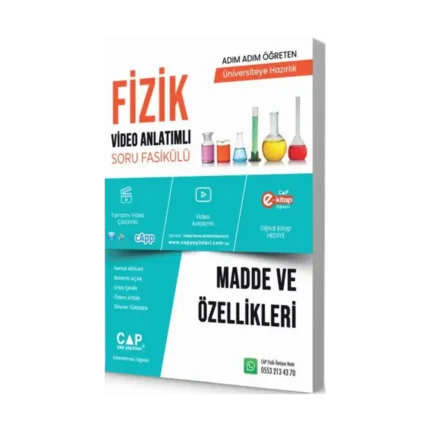Çap Yayınları Fizik Madde ve Özellikleri Konu Anlatımlı Soru Bankası