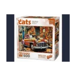 Cats On The Car Puzzle 500 Parça