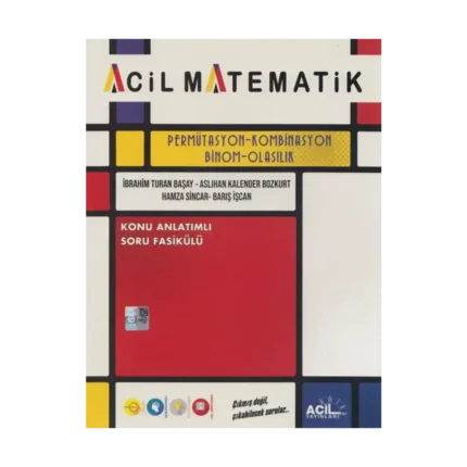 Acil Yayınları AYT Permütasyon Kombinasyon Binom Olasılık Konu Anlatımlı Soru Fasikülü