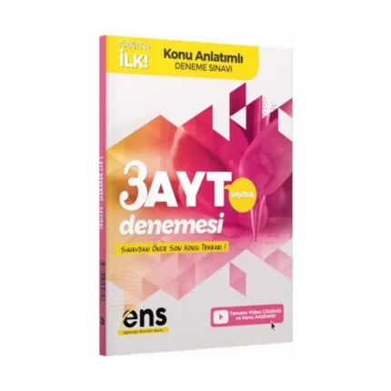 ENS Yayıncılık AYT Sayısal 3 lü Konu Anlatımlı Deneme