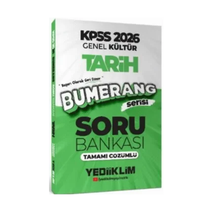 Kpss Tarih Soru Bankası Bumerang 2026