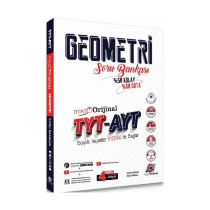 Orijinal Yayınları TYT AYT Geometri Mikro Soru Bankası