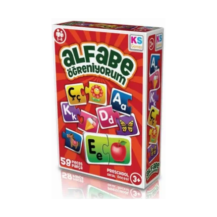 Alfabe Öğreniyorum Puzzle Eşleştirme Oyunu