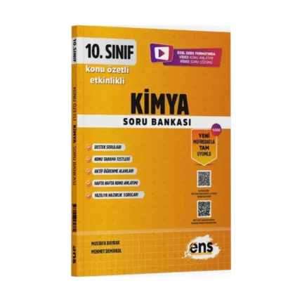 ENS Yayıncılık 10. Sınıf Kimya Etkinlikli Soru Bankası