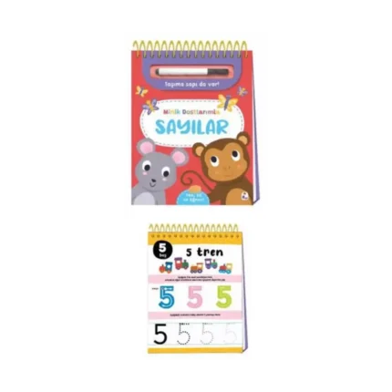 Minik Dostlarımla Sayılar – Yaz, Sil Ve Öğren Ciltli