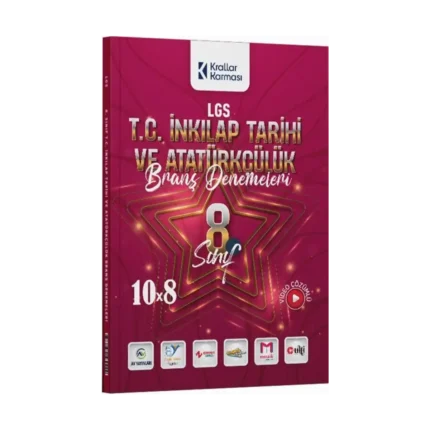 Krallar Karması 8. Sınıf LGS T.C. İnkılap Tarihi ve Atatürkçülük 10 x 8 Branş Denemeleri