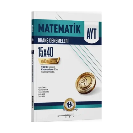 Bilgi Sarmal Yayınları AYT Matematik 15 x 40 Branş Denemeleri