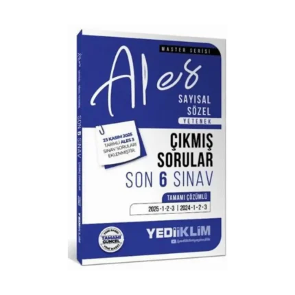 Ales Sayısal Sözel Yetenek Son 6 Sınav Çıkmış Sorular