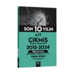 Çap Yayınları AYT TM Tek Kitap Son 10 Yılın Çıkmış Soruları