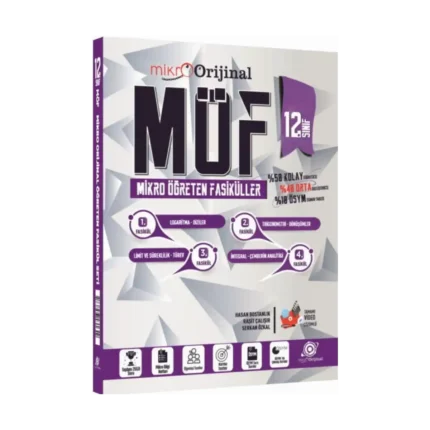 Orijinal Mikro 12. Sınıf Matematik MÖF Mikro Öğreten 4 lü Fasikül Seti