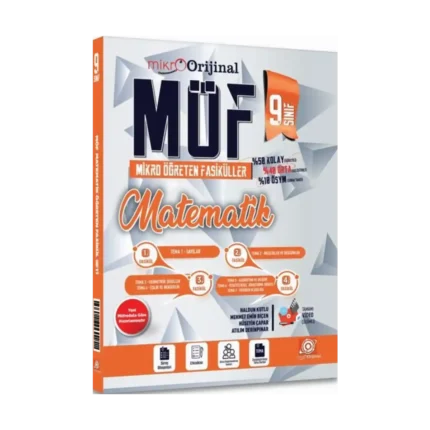 Orijinal Mikro 9. Sınıf Matematik MÖF Mikro Öğreten 4 lü Fasikül Seti