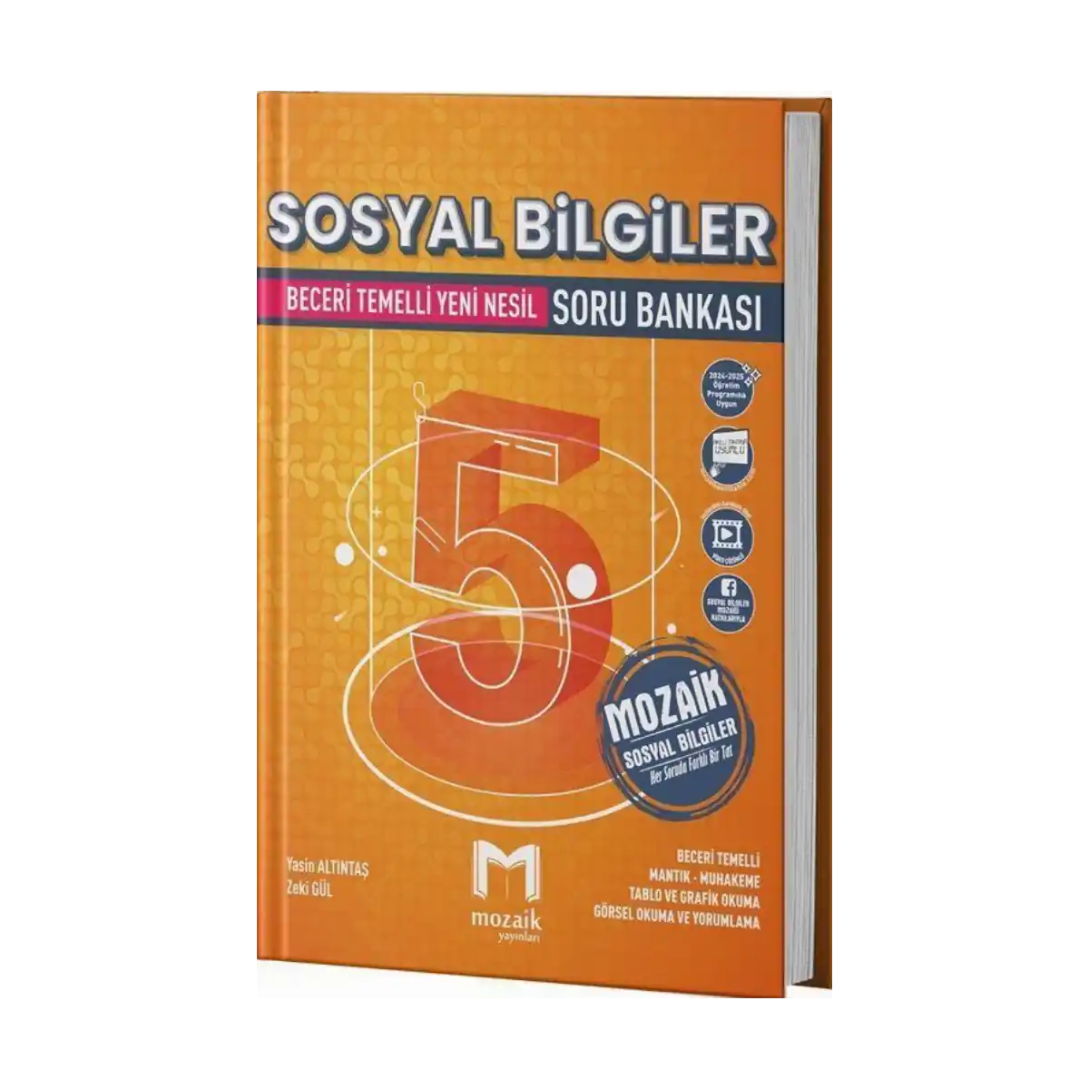 47132-5-sinif-sosyal-bilgiler-soru-bankasi-1-1.webp Mozaik Yayınları 5. Sınıf Sosyal Bilgiler Soru Bankası - Görsel 1