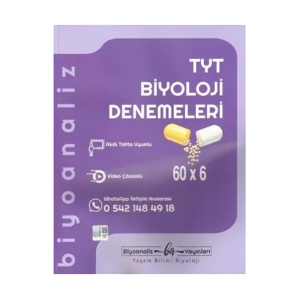 Biyoanaliz Yayınları TYT Biyoloji Denemeleri