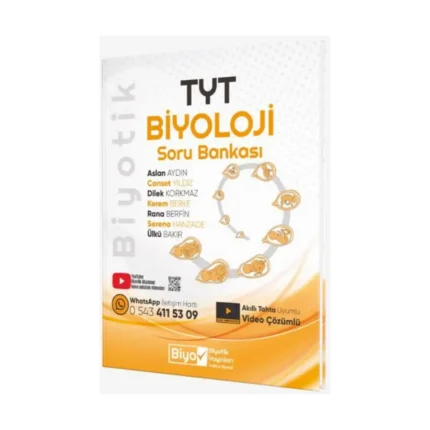 Biyotik Yayınları TYT Biyoloji Biyotik Soru Bankası