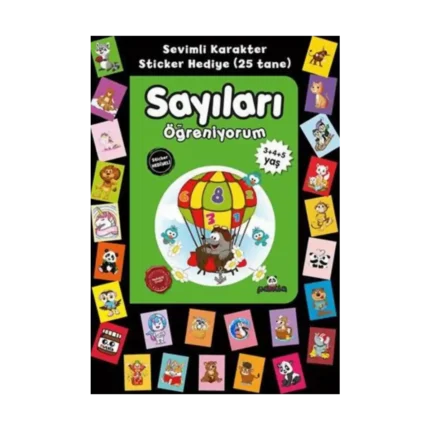 Sayıları Öğreniyorum Stickerlı 3+4+5 Yaş