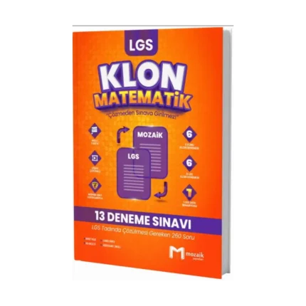 Mozaik Yayınları 8. Sınıf LGS Matematik Klon 13 Deneme