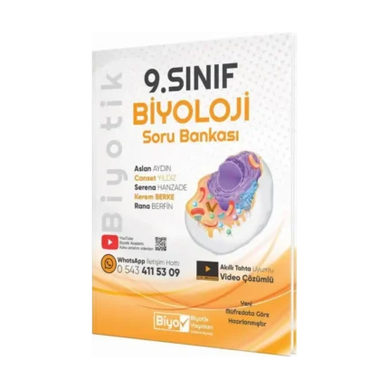 Biyotik Yayınları 9. Sınıf Biyoloji Soru Bankası