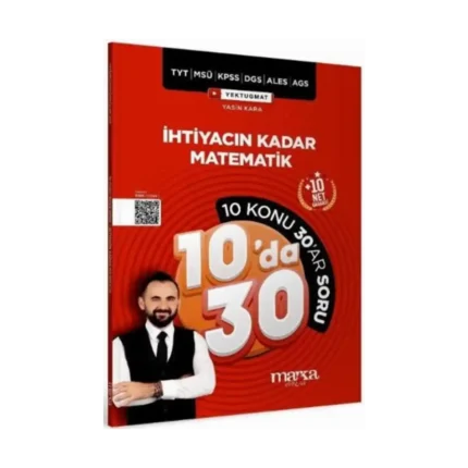 KPSS MEB-AGS YKS TYT MSÜ DGS ALES İhtiyacın Kadar Matematik 10 da 30 Konu Anlatımlı Soru Bankası Çözümlü