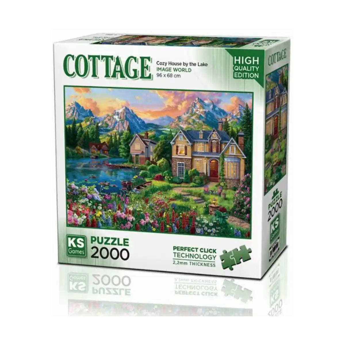 52669-cozy-house-by-the-lake-puzzle-2000-parca-1-1.webp Cozy House By The Lake Puzzle 2000 Parça - Görsel 1