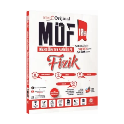 Orijinal Mikro 10. Sınıf Fizik MÖF Mikro Öğreten 4 lü Fasikül Seti