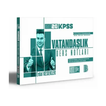 Kpss Vatandaşlık Ders Notları 2026 (iadesiz)